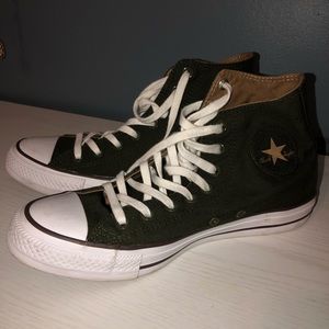 army green converse